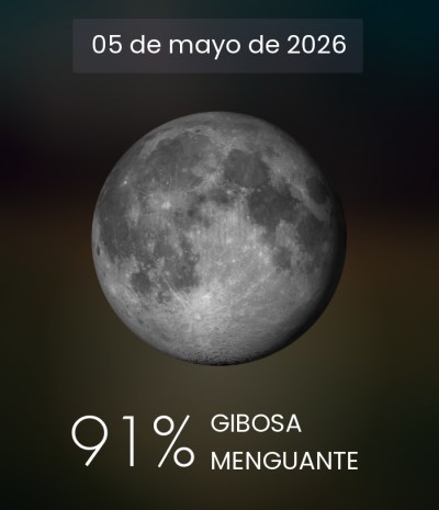 Imagen de la luna en directo