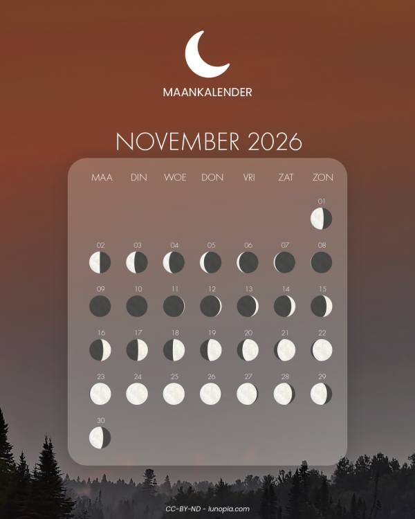 Maankalender november 2026